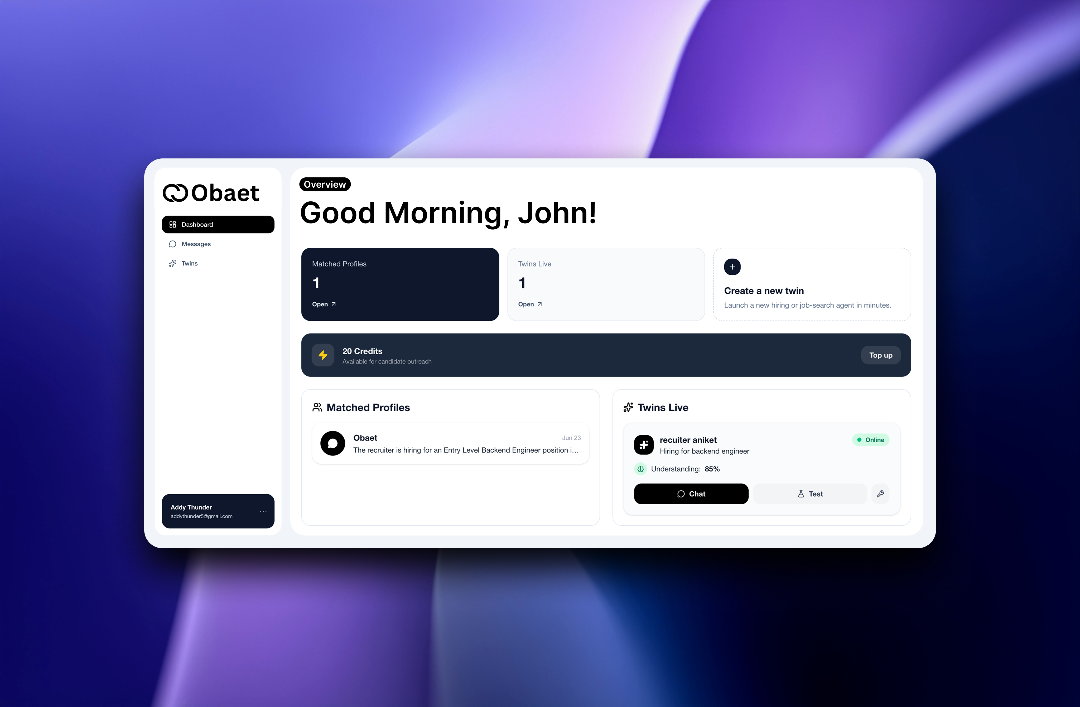 Abstract Job Seeker Concept Visual